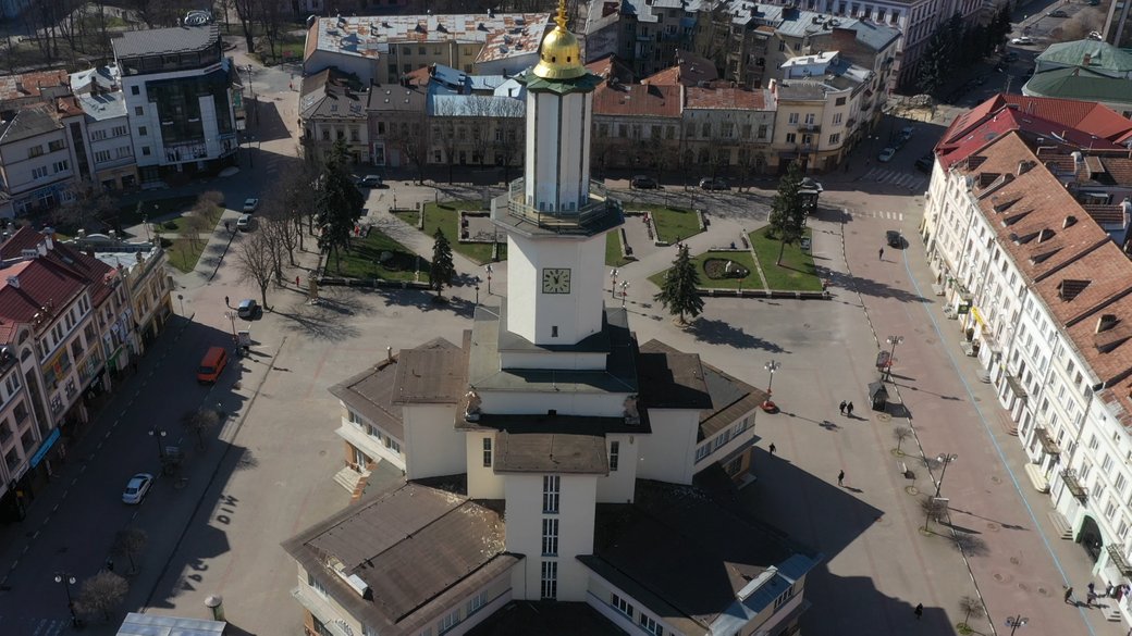Ратуша у Франківську. Фото: Суспільне Івано-Франківськ