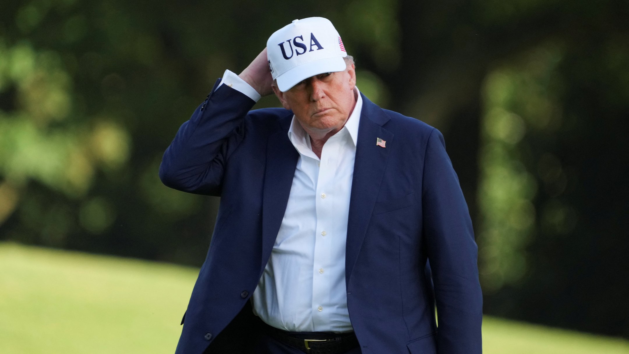 Президент США Дональд Трамп прилетів до Білого дому у Вашингтон, 6 липня 2025 року. REUTERS/Ken Cedeno